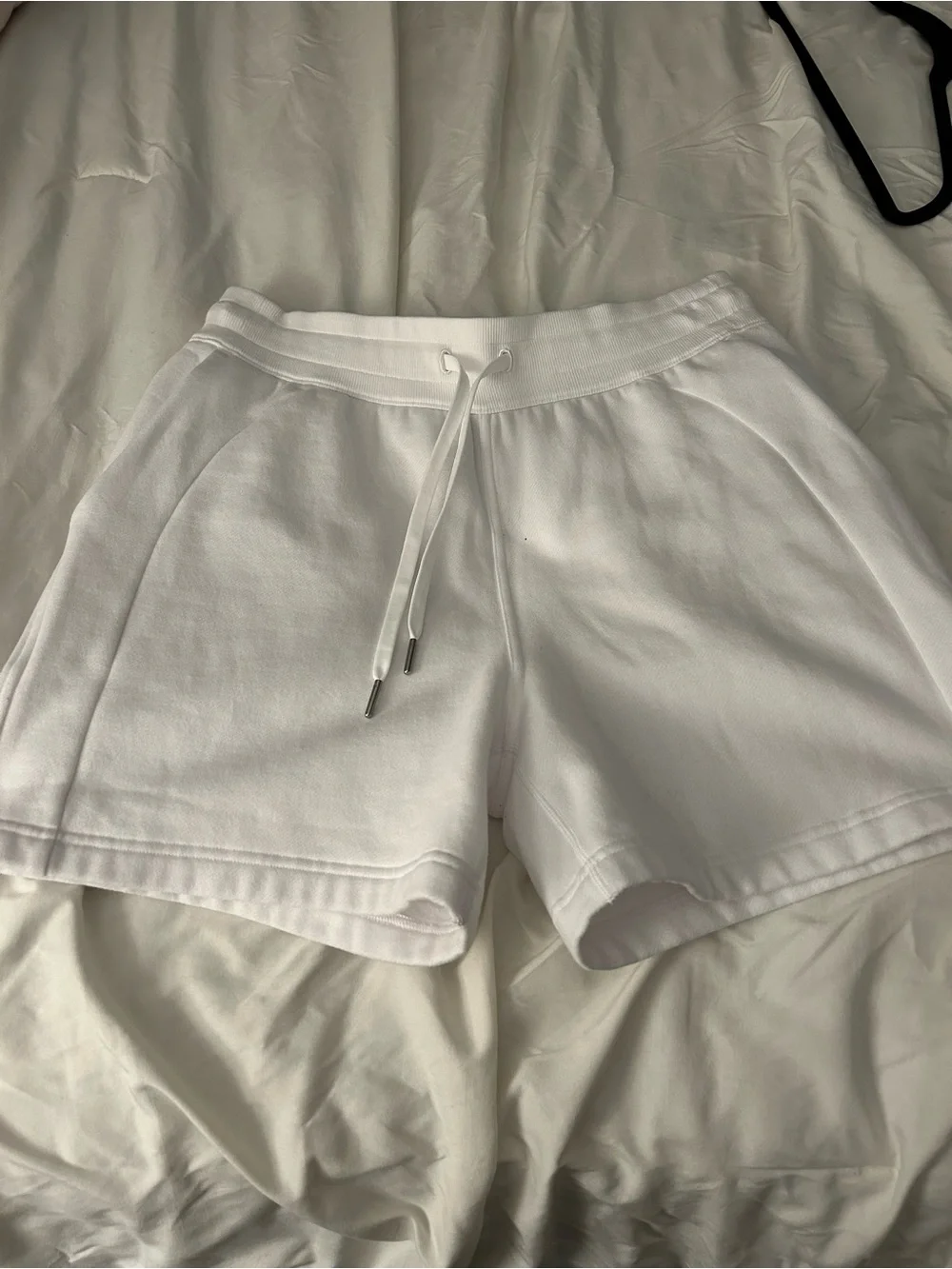 lululemon athletica White Drawstring Athletic Shorts